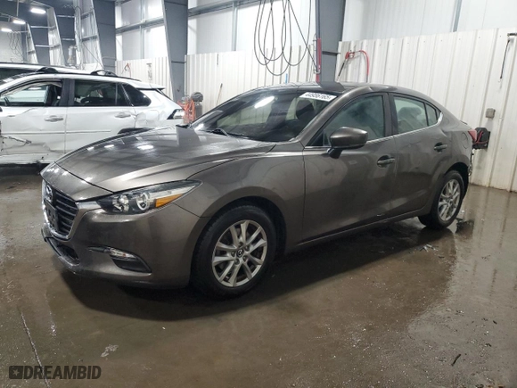 2017 Mazda Mazda3 4-Door Sport with VIN 3MZBN1U75HM122446, listed as a Copart auction lot 44956165 with 103,235 mi miles and Salvage Title. Bid and sale history available at carsss.com. Image 1.