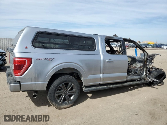 2022 Ford F-150 XL with VIN 1FTFW1E85NFA71423, listed as a Copart auction lot 48205975 with Not Provided miles and Salvage Title. Bid and sale history available at carsss.com. Image 3.