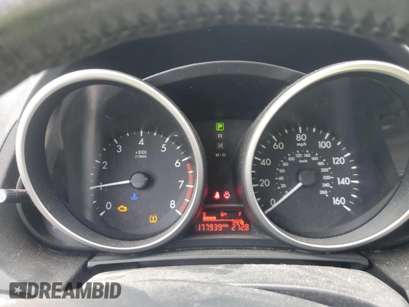 2014 Mazda 5 Touring with VIN JM1CW2CL5E0165062, listed as a Copart auction lot 72452994 with 177,939 mi miles and Salvage Title. Bid and sale history available at DreamBid. Image 9.