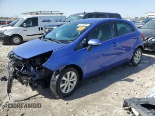 2014 Kia Rio EX with VIN KNADN5A36E6352381, listed as a Copart auction lot 73248004 with 89,838 mi miles and Salvage Title. Bid and sale history available at carsss.com. Image 1.