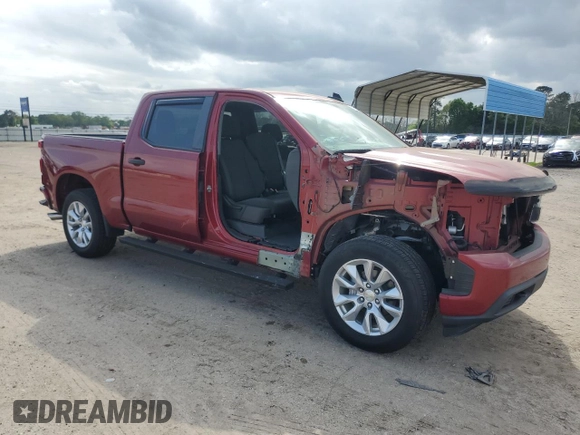 2020 Chevrolet Silverado 1500 Custom with VIN 3GCPWBEH8LG132978, listed as a Copart auction lot 51161835 with 16,248 mi miles and Non Repairable. Bid and sale history available at carsss.com. Image 4.