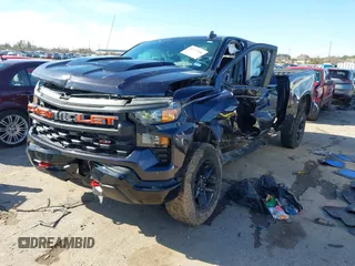 2022 Chevrolet Silverado 1500 Custom Trail Boss with VIN 3GCPDCEK9NG608262, listed as a IAAI auction lot 41317046 with 1 mi miles. Bid and sale history available at carsss.com. Image 16.