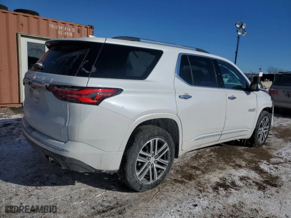 2023 Chevrolet Traverse High Country with VIN 1GNEVNKW7PJ319431, listed as a Copart auction lot 42181505 with 0 mi miles and Salvage Title. Bid and sale history available at carsss.com. Image 3.