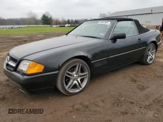 1994 Mercedes-Benz SL 5.0L with VIN WDBFA67E0RF091906, listed as a Copart auction lot 80983904 with 122,943 mi miles and Salvage title. Bid and sale history available at DreamBid. Image 1.
