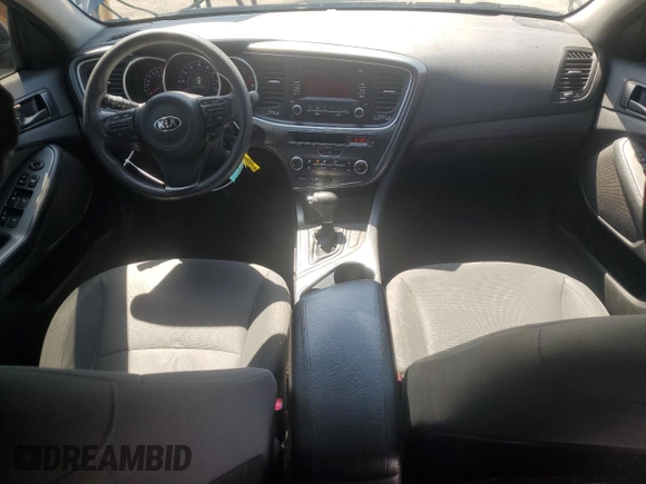 2015 Kia Optima LX with VIN KNAGM4A76F5605252, listed as a Copart auction lot 56244045 with 143,287 mi miles and Salvage title. Bid and sale history available at DreamBid. Image 8.