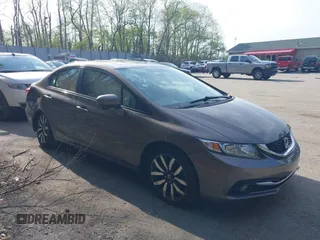 2015 Honda Civic EX-L z VIN 2HGFB2F99FH510259, wystawiony jako IAAI lot #42170887 z przebiegiem 99 562 mil mil oraz . Historia ofert i sprzedaży dostępna na DreamBid. Obrazek 1.