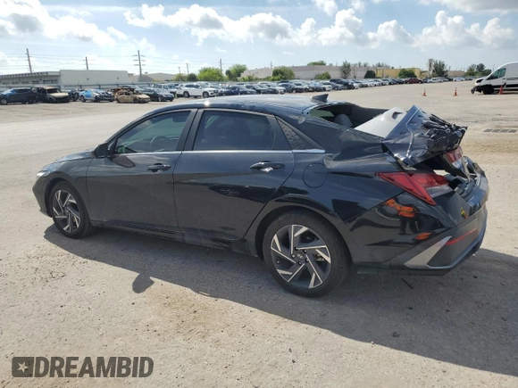 2024 Hyundai Elantra SEL with VIN KMHLS4DG7RU641279, listed as a Copart auction lot 49409654 with 1,473 mi miles and Non Repairable. Bid and sale history available at carsss.com. Image 2.