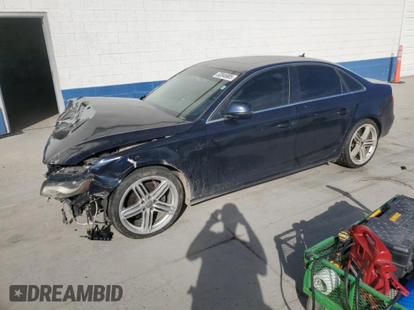 2009 Audi A4 Prestige with VIN WAUMK78K79N069372, listed as a Copart auction lot 53846905 with Not provided miles and Salvage title. Bid and sale history available at DreamBid. Image 1.