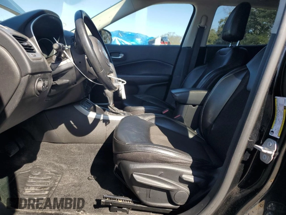2020 Jeep Compass Latitude with VIN 3C4NJCBB9LT258897, listed as a Copart auction lot 44641235 with 90,655 mi miles and Salvage Title. Bid and sale history available at carsss.com. Image 7.