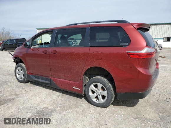 2017 Toyota Sienna LE Auto Access Seat with VIN 5TDKZ3DC2HS814633, listed as a Copart auction lot 50413255 with 56,454 mi miles and Salvage Title. Bid and sale history available at carsss.com. Image 2.