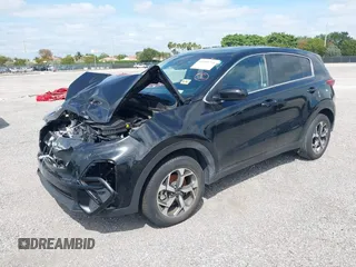 2022 Kia Sportage LX with VIN KNDPM3AC4N7026063, listed as a IAAI auction lot 42160078 with 28,880 mi miles. Bid and sale history available at carsss.com. Image 2.