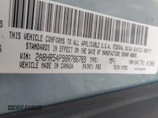 2008 Chrysler Town & Country Touring with VIN 2A8HR54P98R786789, listed as a IAAI auction lot 42360982 with 100,392 mi miles and . Bid and sale history available at DreamBid. Image 9.