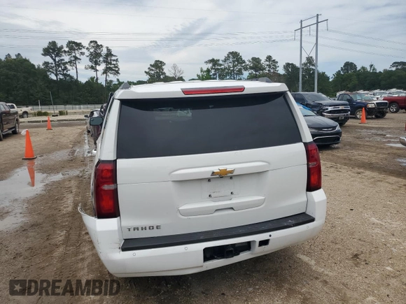 2020 Chevrolet Tahoe LS with VIN 1GNSCAKC8LR136896, listed as a Copart auction lot 58632255 with 53,267 mi miles and Salvage title. Bid and sale history available at DreamBid. Image 6.