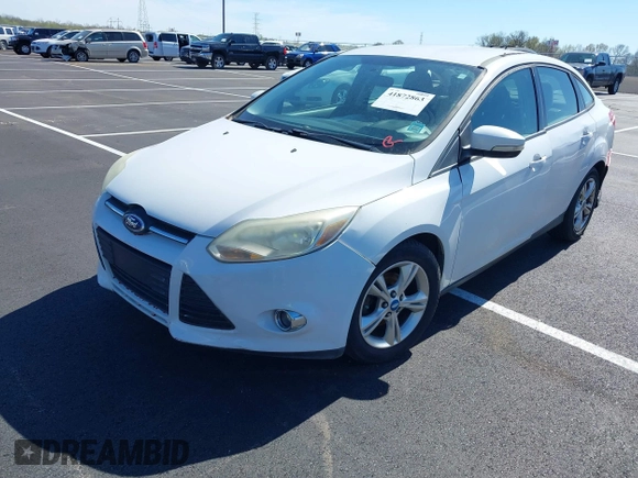 2013 Ford Focus SE with VIN 1FADP3F22DL265312, listed as a IAAI auction lot 41872863 with 217,052 mi miles. Bid and sale history available at carsss.com. Image 2.