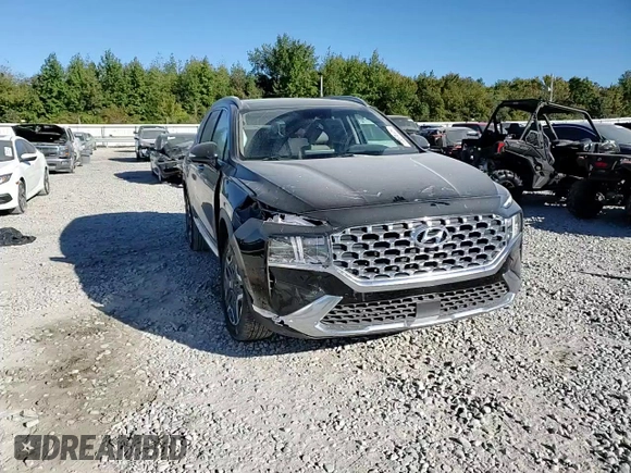 2023 Hyundai Santa Fe Hybrid SEL Premium with VIN 5NMS3DA1XPH013282, listed as a Copart auction lot 75816734 with 39,794 mi miles and Salvage Title. Bid and sale history available at carsss.com. Image 12.