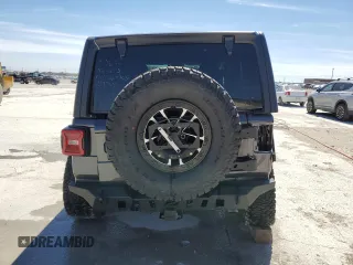 2024 Jeep Wrangler Willys with VIN 1C4RJXDG9RW286042, listed as a Copart auction lot 49459025 with 6,417 mi miles and Salvage title. Bid and sale history available at DreamBid. Image 6.