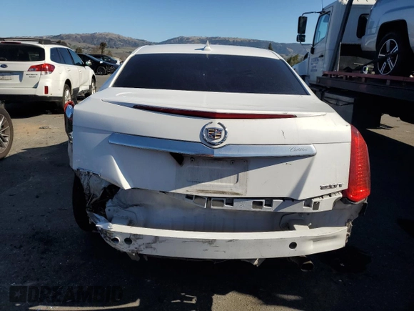2014 Cadillac CTS Sedan RWD with VIN 1G6AP5SX0E0135819, listed as a Copart auction lot 42782185 with 187,456 mi miles and Salvage Title. Bid and sale history available at carsss.com. Image 6.