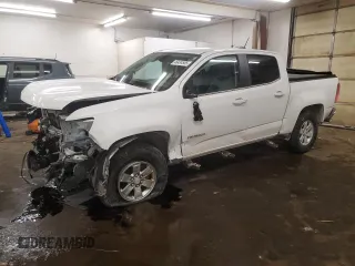 2020 Chevrolet Colorado 4WD Work Truck with VIN 1GCGTBENXL1242427, listed as a Copart auction lot 46434505 with 63,453 mi miles and Salvage Title. Bid and sale history available at carsss.com. Image 1.