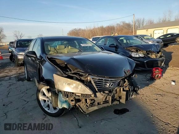 2009 Lexus ES 330 with VIN JTHBJ46G792295910, listed as a Copart auction lot 43849635 with 161,496 mi miles and Salvage Title. Bid and sale history available at DreamBid. Image 10.