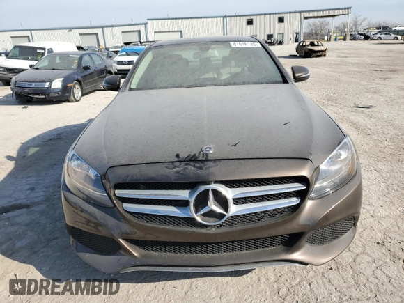 2017 Mercedes-Benz C 300 with VIN 55SWF4KB9HU228024, listed as a Copart auction lot 47616745 with 93,930 mi miles and Salvage Title. Bid and sale history available at carsss.com. Image 5.