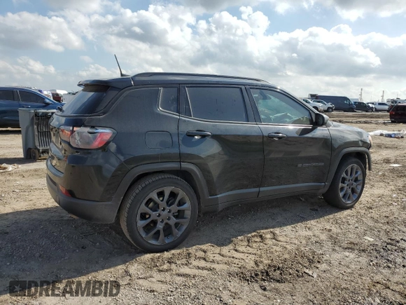 2021 Jeep Compass 80th Anniversary with VIN 3C4NJCEB3MT553247, listed as a Copart auction lot 44465515 with 90,627 mi miles and Salvage Title. Bid and sale history available at carsss.com. Image 3.