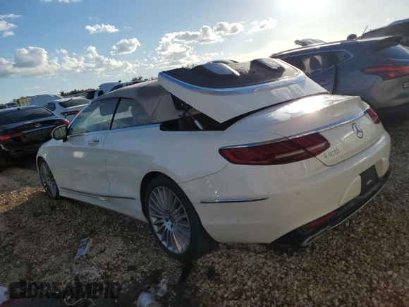 2019 Mercedes-Benz S-Class S 560 with VIN WDDXK8DB3KA037744, listed as a Copart auction lot 75427524 with 0 mi miles and Non Repairable. Bid and sale history available at carsss.com. Image 2.