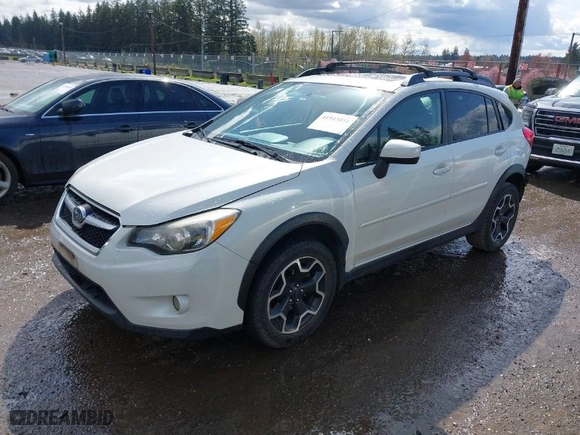 2015 Subaru XV Crosstrek Premium with VIN JF2GPADC1F8283265, listed as a IAAI auction lot 41943056 with 185,852 mi miles. Bid and sale history available at carsss.com. Image 2.
