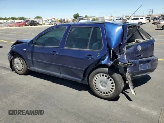 2001 Volkswagen Golf GLS с VIN 9BWGT61J914057698, выставлен на аукционе Copart как лот 58576605 с пробегом 270 209 миль миль и Списание • Salvage title. История ставок и продаж доступна на DreamBid. Изображение 2.