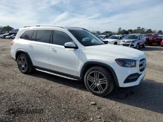 2020 Mercedes-Benz GLS with VIN 4JGFF5KE1LA195907, listed as a Copart auction lot 80371123 with 51,412 mi miles. Bid and sale history available at carsss.com. Image 4.