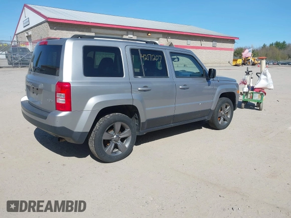 2015 Jeep Patriot High Altitude with VIN 1C4NJRFB2FD168448, listed as a IAAI auction lot 42171207 with 158,846 mi miles and . Bid and sale history available at carsss.com. Image 4.