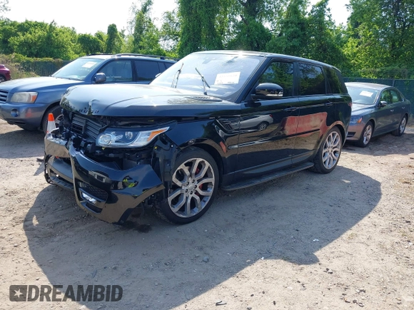2017 Land Rover Range Rover Sport z VIN SALWR2FE6HA145041, wystawiony jako IAAI lot #42160620 z przebiegiem 64 839 mil mil oraz . Historia ofert i sprzedaży dostępna na DreamBid. Obrazek 2.