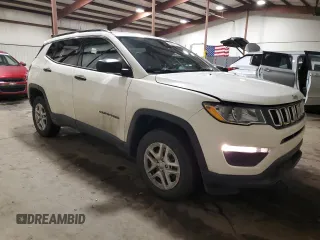 2019 Jeep Compass Sport with VIN 3C4NJDAB2KT598513, listed as a Copart auction lot 83871674 with 65,193 mi miles and Salvage title. Bid and sale history available at DreamBid. Image 4.