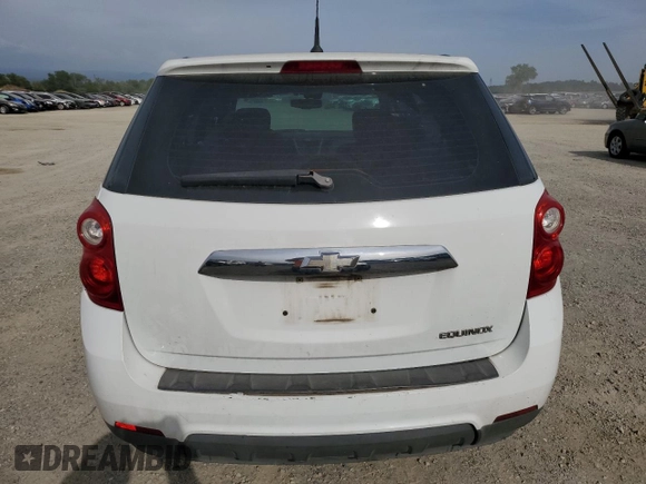 2011 Chevrolet Equinox LS with VIN 2CNALBEC4B6216448, listed as a Copart auction lot 54726755 with 185,178 mi miles and Clean Title. Bid and sale history available at DreamBid. Image 6.