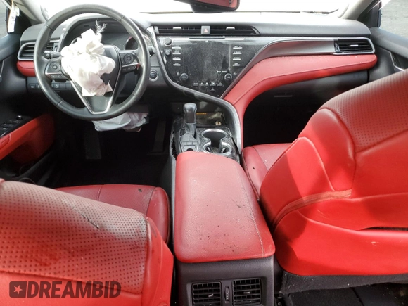 2020 Toyota Camry XSE with VIN 4T1K61AK9LU356596, listed as a Copart auction lot 84372504 with Not Provided miles and Salvage Title. Bid and sale history available at DreamBid. Image 8.