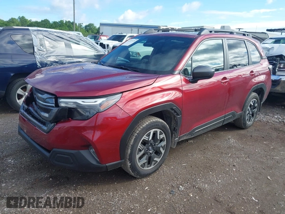 2025 Subaru Forester Premium with VIN JF2SLDBCXSH524065, listed as a IAAI auction lot 42329720 with 2,875 mi miles and . Bid and sale history available at DreamBid. Image 2.