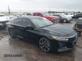 2018 Honda Accord Sport with VIN 1HGCV2E3XJA044226, listed as a IAAI auction lot 42338515 with 49,600 mi miles and . Bid and sale history available at DreamBid. Image 1.