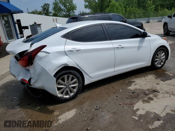 2015 Hyundai Elantra SE z VIN 5NPDH4AE6FH586372, wystawiony jako Copart lot #57399575 z przebiegiem 95 860 mil mil oraz Nie do naprawy • Non repairable. Historia ofert i sprzedaży dostępna na DreamBid. Obrazek 3.