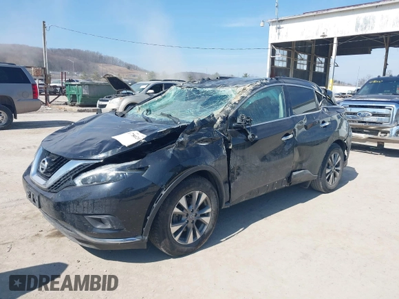 2018 Nissan Murano SV with VIN 5N1AZ2MG4JN116458, listed as a IAAI auction lot 41780269 with 157,587 mi miles and . Bid and sale history available at carsss.com. Image 17.