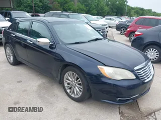 2011 Chrysler 200 Limited with VIN 1C3BC2FG8BN504337, listed as a IAAI auction lot 42175415 with 165,998 mi miles. Bid and sale history available at carsss.com. Image 1.