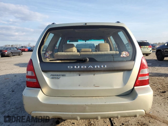 2005 Subaru Forester XS with VIN JF1SG656X5H737418, listed as a Copart auction lot 42572015 with 166,394 mi miles and Salvage title. Bid and sale history available at DreamBid. Image 6.