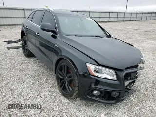2017 Audi SQ5 Premium Plus with VIN WA1CCAFPXHA005026, listed as a Copart auction lot 43658455 with 83,642 mi miles and Salvage Title. Bid and sale history available at DreamBid. Image 11.