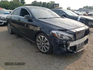 2017 Mercedes-Benz CLA with VIN WDDSJ4GB7HN404714, listed as a Copart auction lot 58991513 with 48,244 mi miles. Bid and sale history available at carsss.com. Image 4.