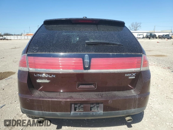2010 Lincoln MKX with VIN 2LMDJ8JC4ABJ16887, listed as a Copart auction lot 46526765 with 166,533 mi miles and Salvage Title. Bid and sale history available at DreamBid. Image 6.