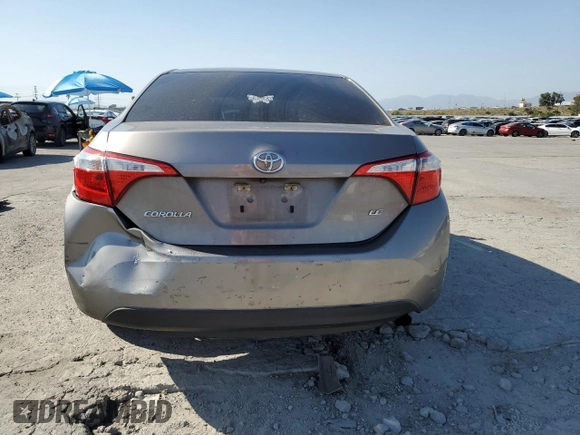 2016 Toyota Corolla L with VIN 5YFBURHEXGP474068, listed as a Copart auction lot 52185065 with 72,964 mi miles and Salvage Title. Bid and sale history available at DreamBid. Image 6.
