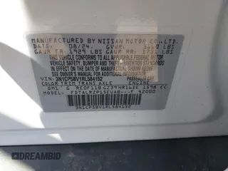 2024 Nissan Kicks S with VIN 3N1CP5BV1RL584152, listed as a IAAI auction lot 41663607 with 1,379 mi miles and . Bid and sale history available at carsss.com. Image 9.