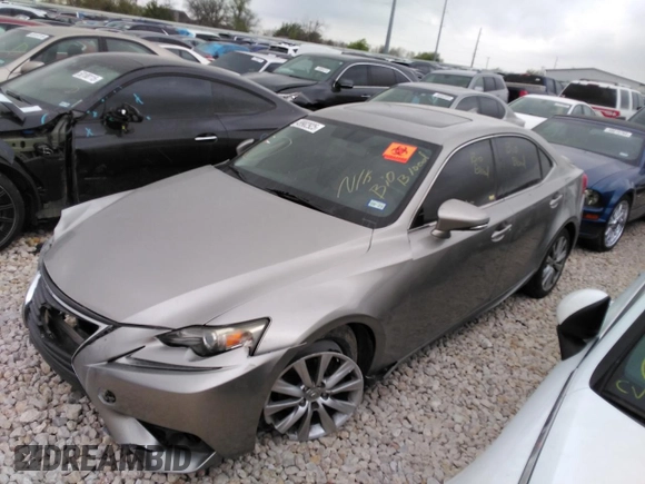 2014 Lexus IS 250 z VIN JTHBF1D20E5019973, wystawiony jako Copart lot #49902925 z przebiegiem 88 339 mil mil oraz Szkoda całkowita • Salvage title. Historia ofert i sprzedaży dostępna na DreamBid. Obrazek 1.