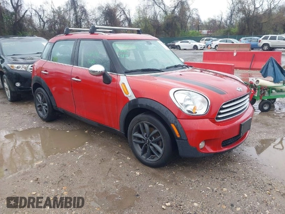 2014 MINI Countryman with VIN WMWZB3C53EWM32495, listed as a IAAI auction lot 41949096 with 161,524 mi miles and . Bid and sale history available at DreamBid. Image 1.