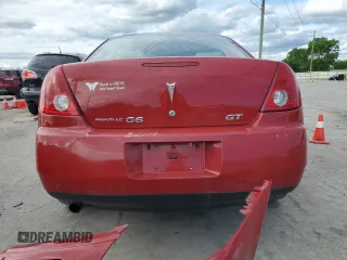 2006 Pontiac G6 GT with VIN 1G2ZH558164222404, listed as a Copart auction lot 53876185 with 193,407 mi miles and Salvage title. Bid and sale history available at DreamBid. Image 6.