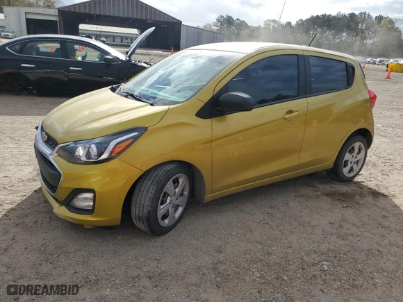 2022 Chevrolet Spark LS with VIN KL8CB6SAXNC035045, listed as a Copart auction lot 49721405 with 40,833 mi miles and Salvage Title. Bid and sale history available at carsss.com. Image 1.