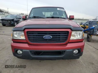 2009 Ford Ranger XLT with VIN 1FTYR44E89PA04193, listed as a Copart auction lot 43922605 with 75,675 mi miles and Salvage Title. Bid and sale history available at carsss.com. Image 5.